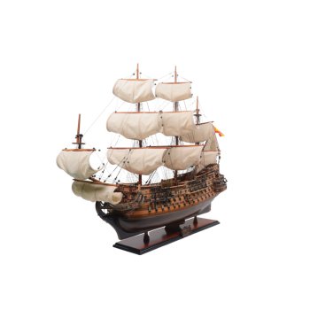 Prestiżowy model galeonu San Felipe okręt flagowy Hiszpańskiej Armady